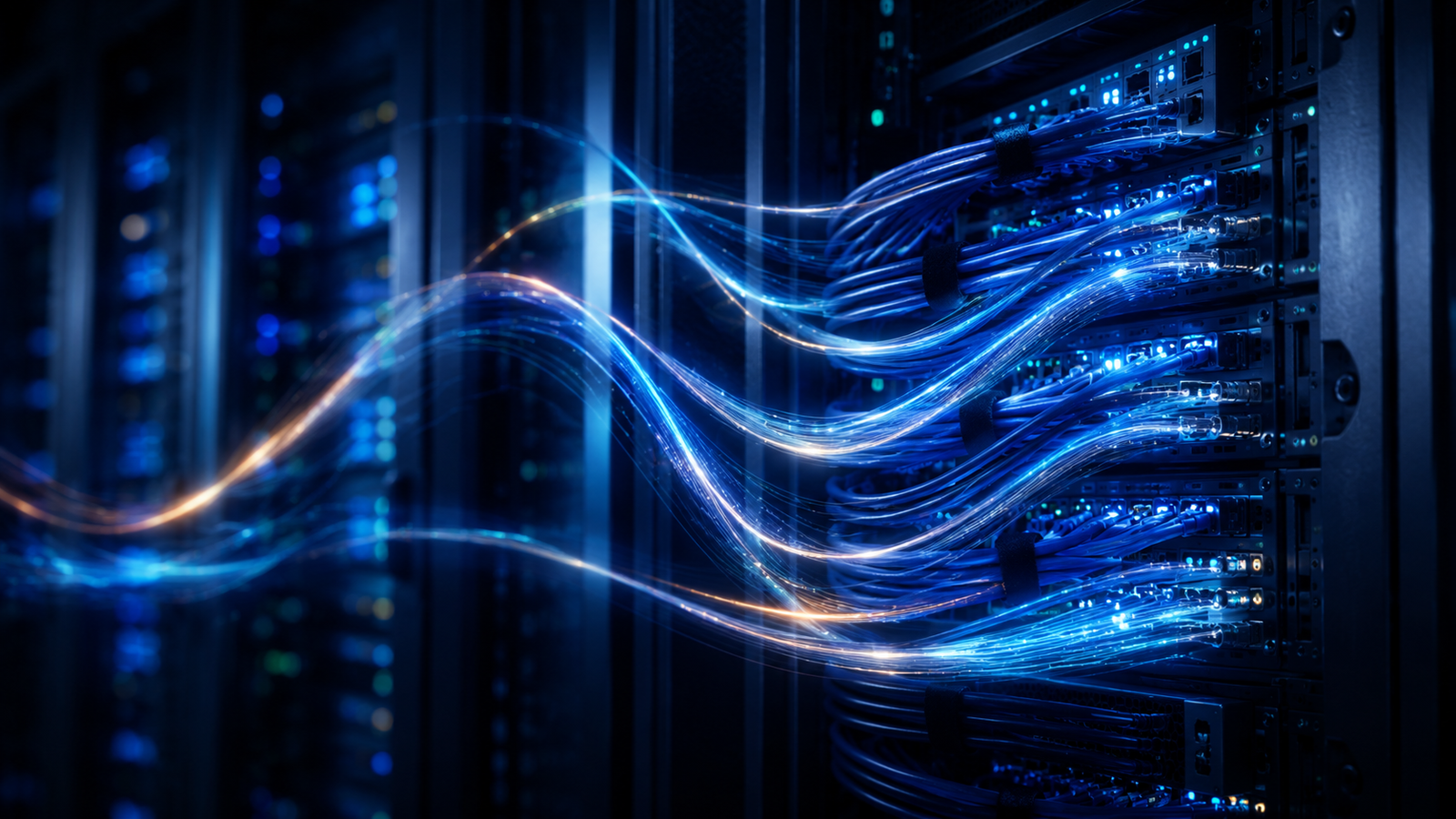 Professional network cabling and data connectivity infrastructure